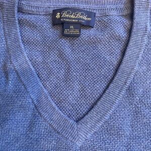 Men’s Brooks Brothers cotton/cashmere vest XL